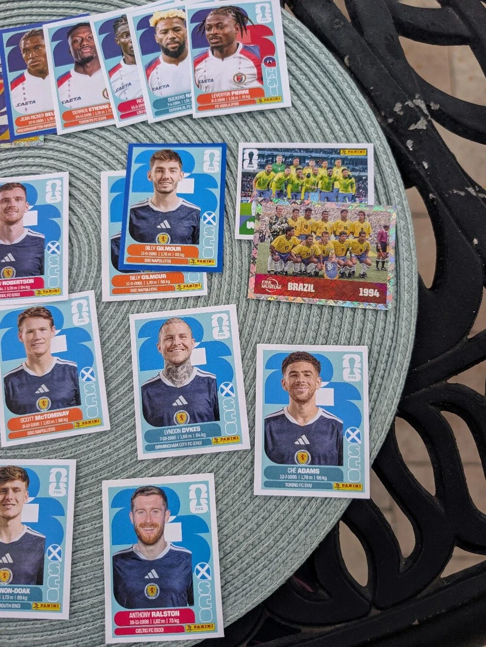 Panini FIFA World Cup Sticker Collection -grouo C Lot, 27, Bra, Mor,Hai,Sco - Picture 2 of 4